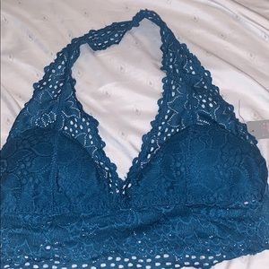 Blue bralette